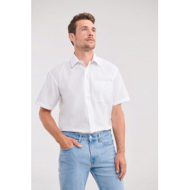 Chemisette homme en popeline en polyester et coton