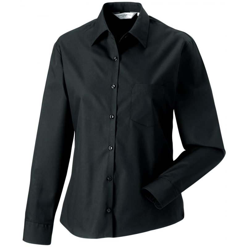 Chemisier femme en popeline pur coton