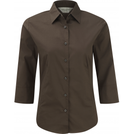 Chemise femme ajustée manches trois quart (2)