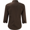Chemise femme ajustée manches trois quart