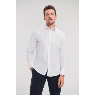 Chemise homme ajustée manches longues