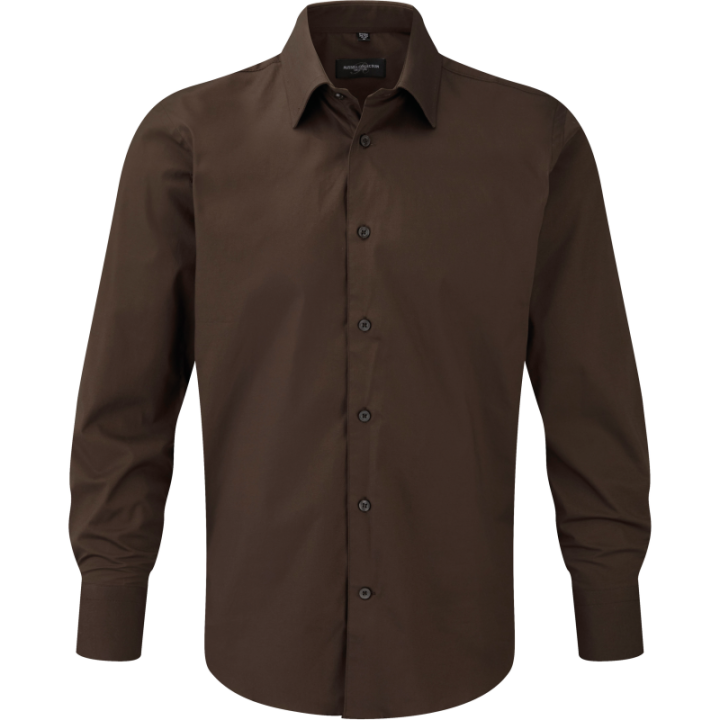 Chemise homme ajustée manches longues