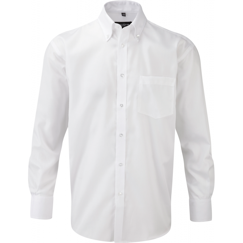 Chemise manches longues sans repassage Russell collection