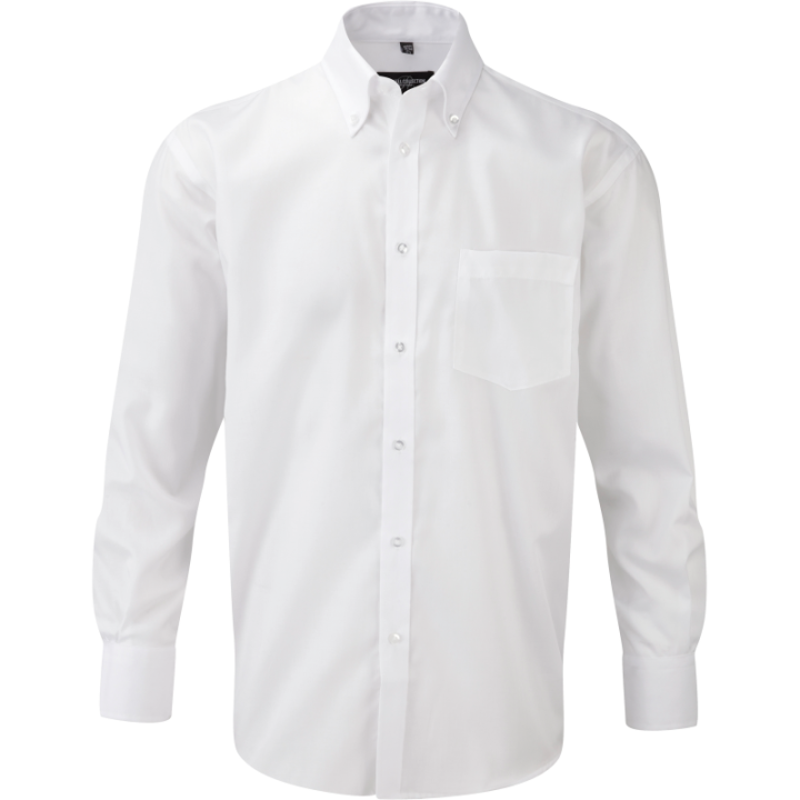 Chemise manches longues sans repassage Russell collection