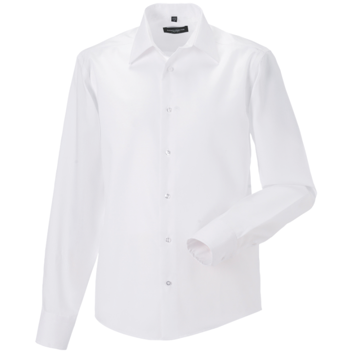 Chemise manches longues sans repassage Russell collection