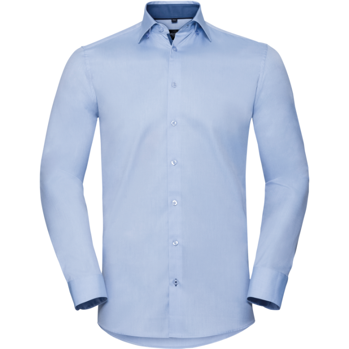 Chemise à motifs chevrons manches longues