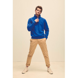 Sweat-shirt col zippé Fruit of the Loom