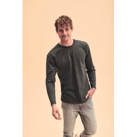 Tee-shirt manches longues col rond Fruit of the Loom