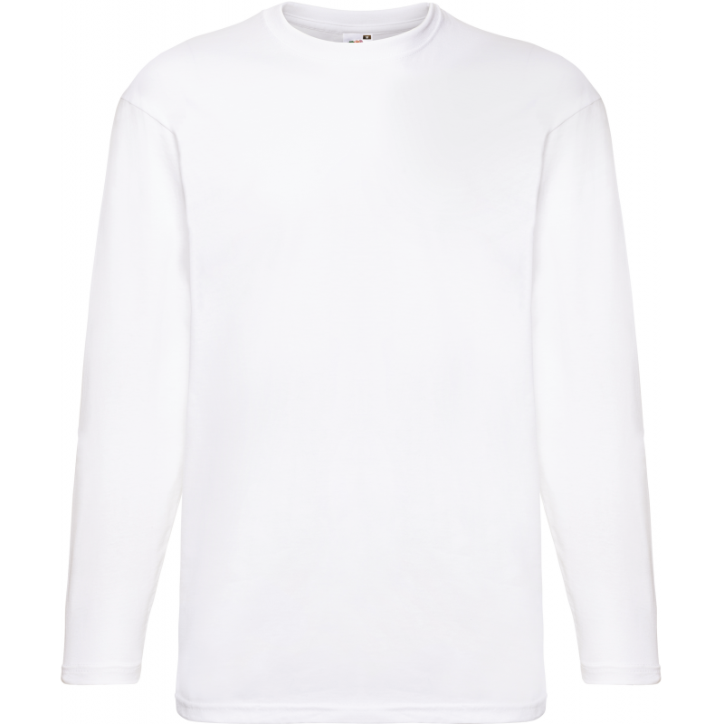 Tee-shirt manches longues col rond Fruit of the Loom