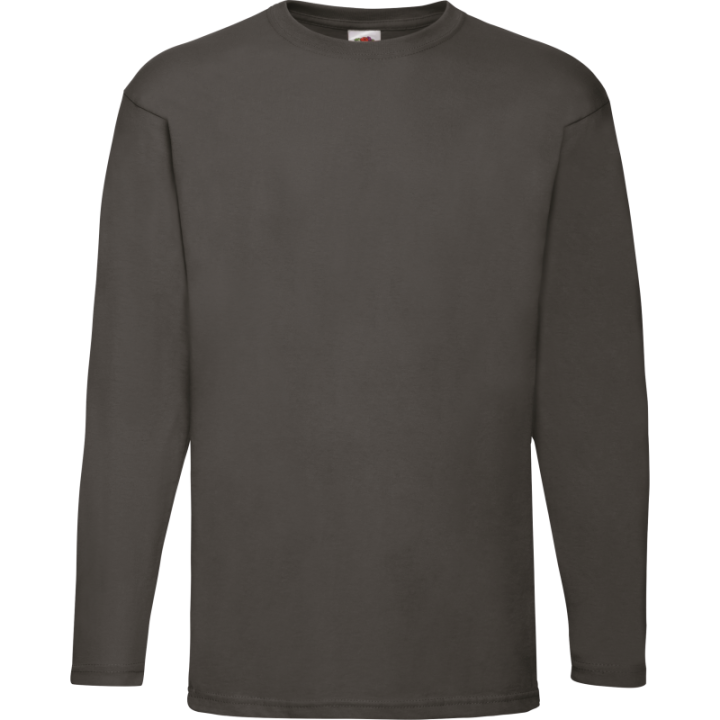 Tee-shirt manches longues col rond Fruit of the Loom