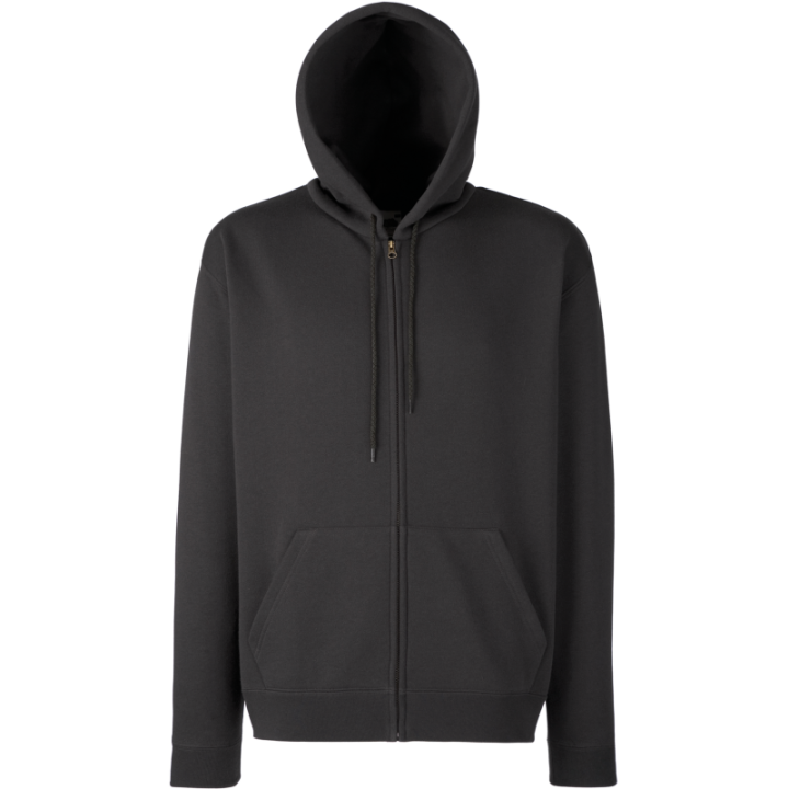 Sweatshirt capuche zipé homme fruit of the loom