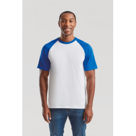 Tee-shirt base ball tee Fruit of the Loom