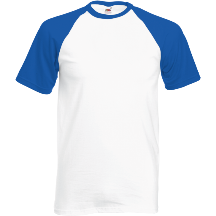 Tee-shirt base ball tee Fruit of the Loom