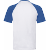 Tee-shirt base ball tee Fruit of the Loom