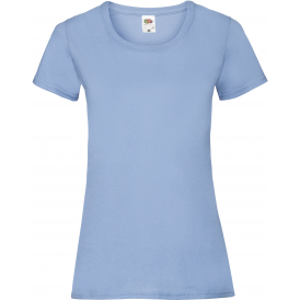 T-shirt femme Fruit of the Loom Valueweight 100 % coton 165 g/m² – Coupe cintrée – Réf. 61-372-0