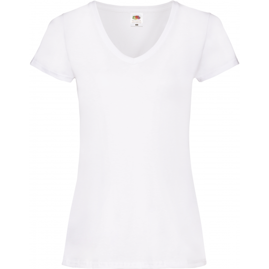T-shirt manches courtes femme lady fit v neck