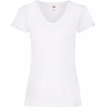 T-shirt manches courtes femme lady fit v neck