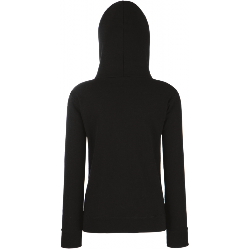 Sweat-shirt femme capuche zippé