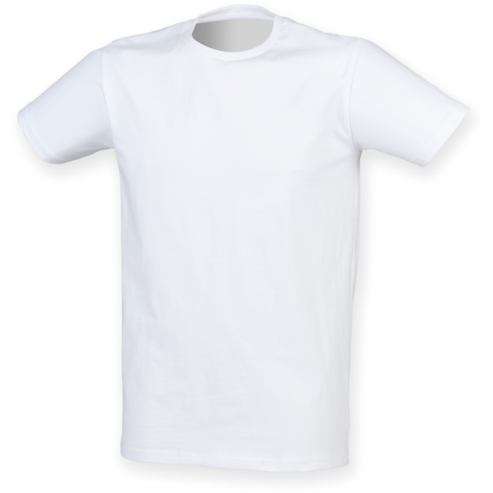 T-shirt homme extensible col rond Skinni Fit