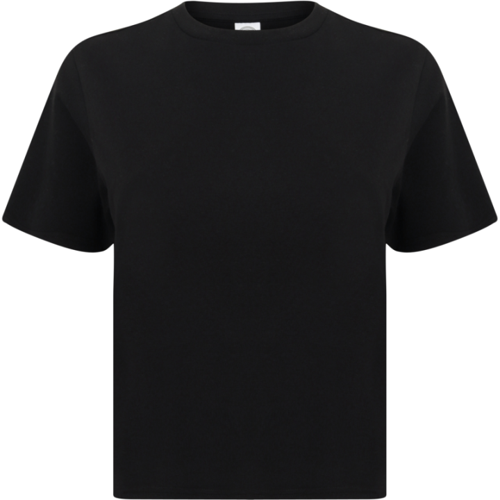 T-shirt court coupe carrée femme