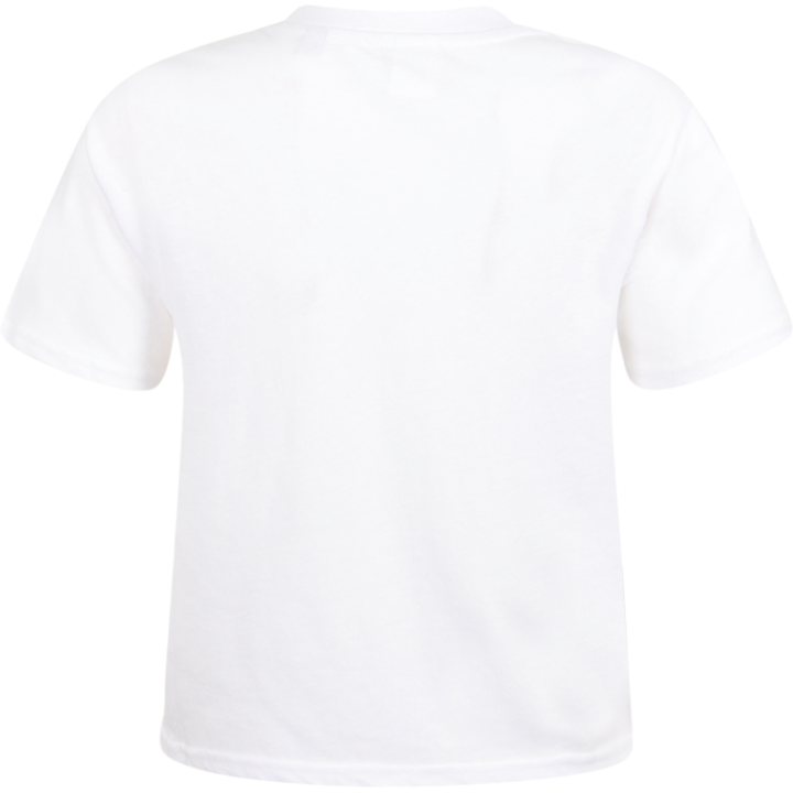 T-shirt court coupe carrée femme