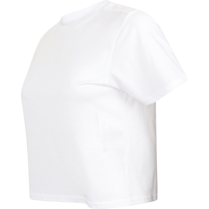 T-shirt court coupe carrée femme