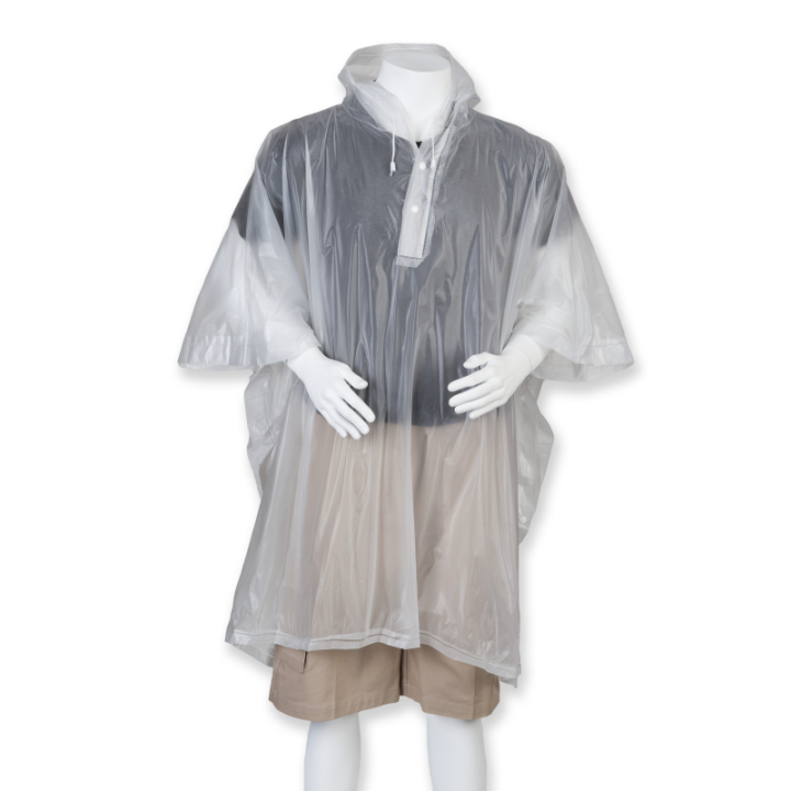 Poncho pliable et léger en PVC