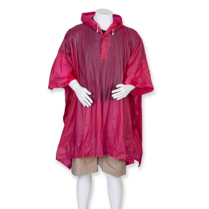Poncho pliable et léger en PVC