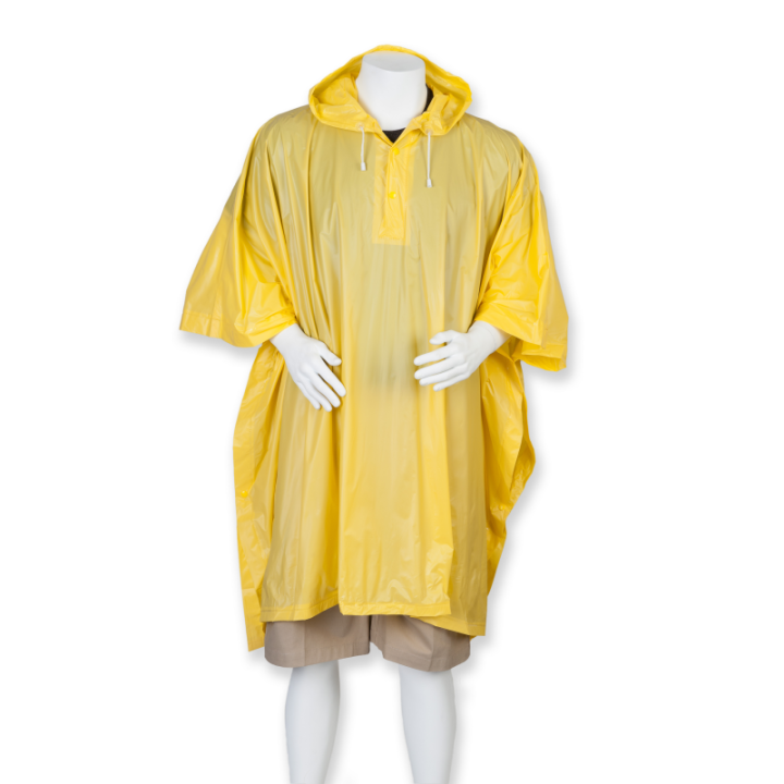 Poncho pliable et léger en PVC