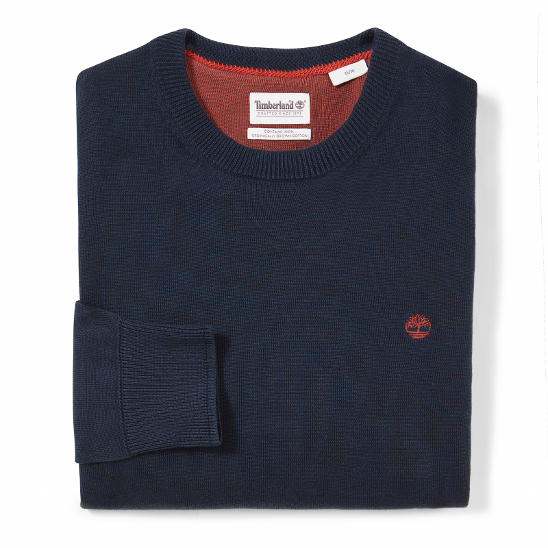 Pull coton bio col rond williams river Timberland