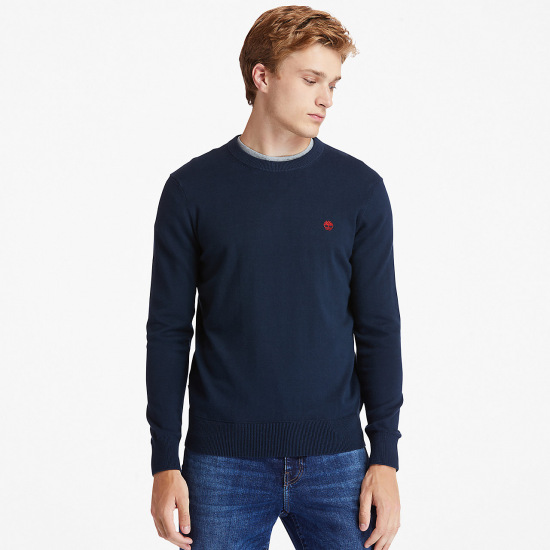 Pull coton bio col rond williams river Timberland