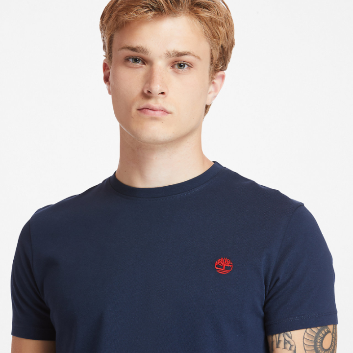 T-shirt coton avec petit logo poitrine Timberland