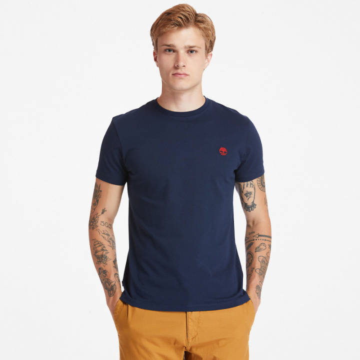 T-shirt coton avec petit logo poitrine Timberland