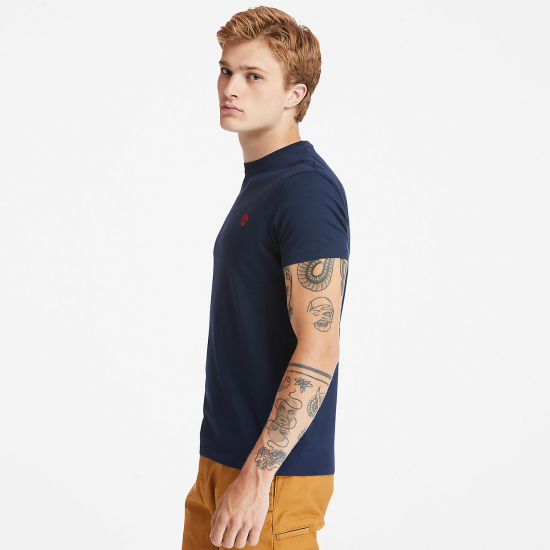 T-shirt coton avec petit logo poitrine Timberland