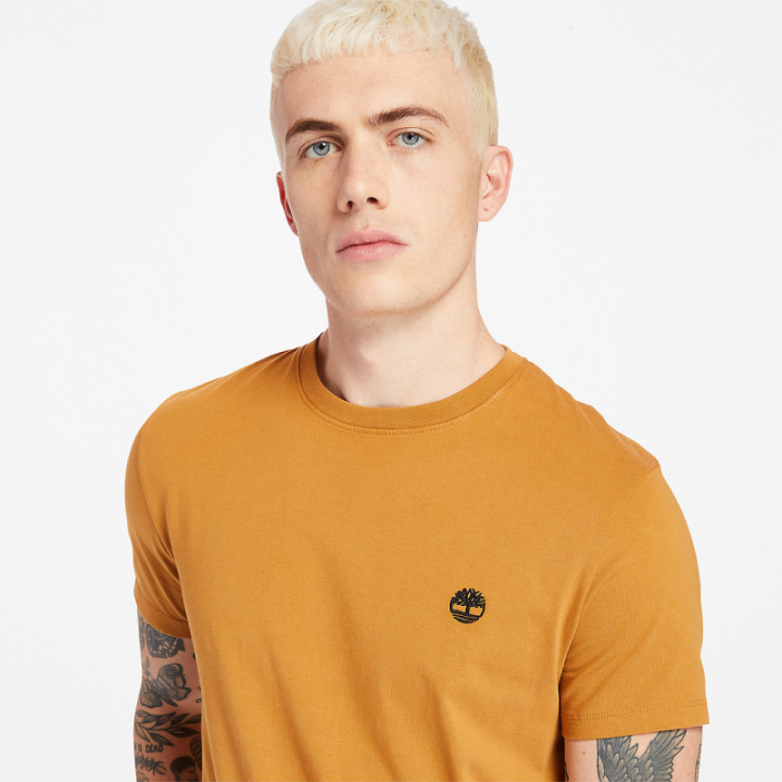 T-shirt coton avec petit logo poitrine Timberland