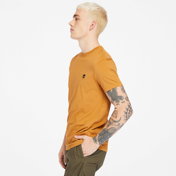 T-shirt coton avec petit logo poitrine Timberland