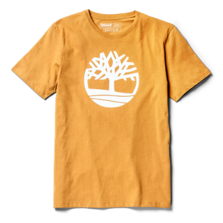 T-shirt logo Timberland poitrine coton biologique