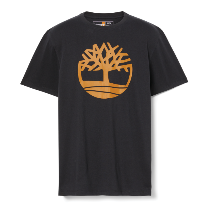 T-shirt logo Timberland poitrine coton biologique