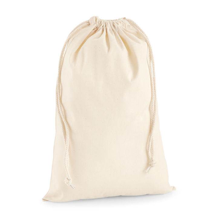 Sac cordelette en coton premium