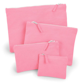 Pochette en toile de coton brossé