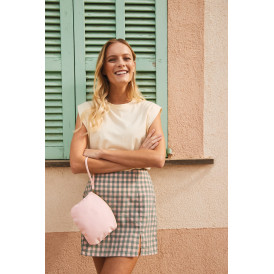 Pochette en coton bio avec dragonne