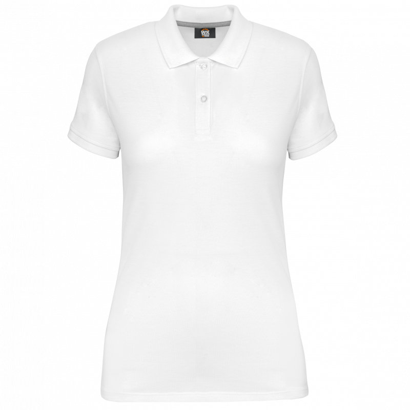 Polo manches courtes femme en coton peigné Polo manches courtes femme en coton peigné