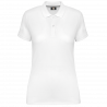 Polo manches courtes femme en coton peigné