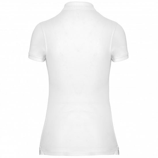 Polo manches courtes femme en coton peigné