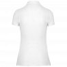 Polo manches courtes femme en coton peigné
