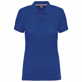 Polo manches courtes femme en coton peigné