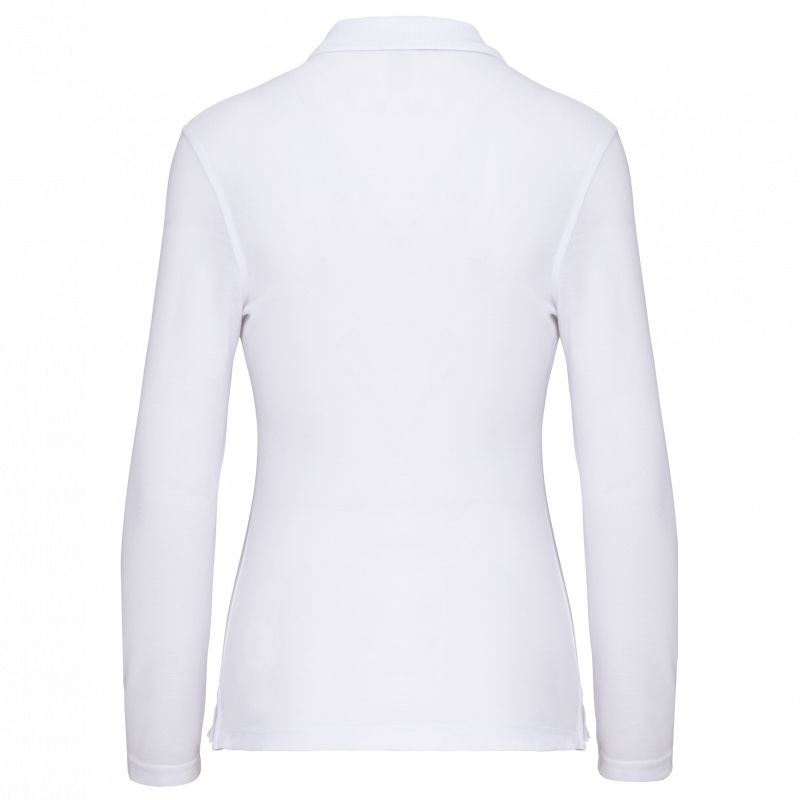 Polo manches longues femme