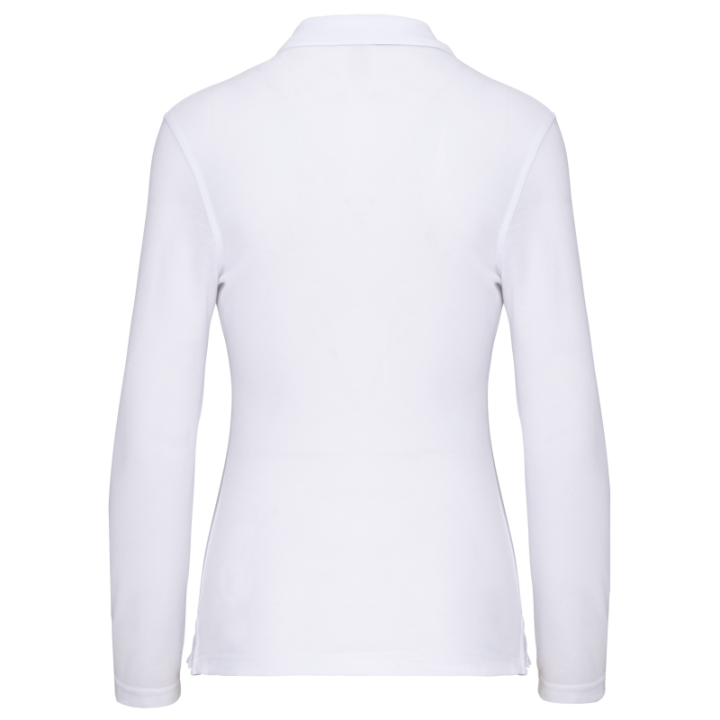 Polo manches longues femme