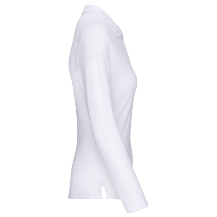 Polo manches longues femme