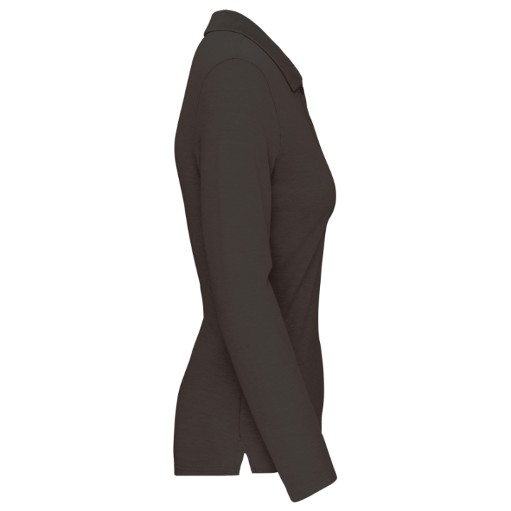 Polo manches longues femme